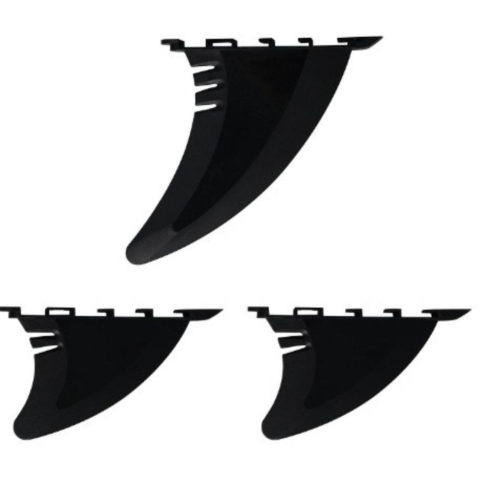 Lot de 3 Ailerons de Surf en PVC, Pièces de Rechange Légères et Universelles