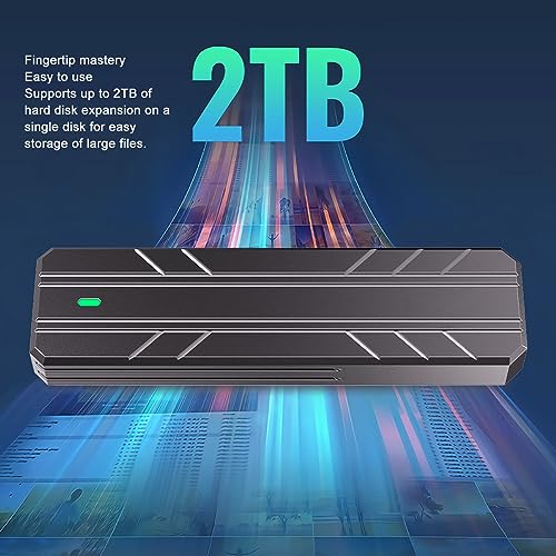 Caja externa para disco SSD NVMe M.2 aluminio 10Gbps miniatura 7