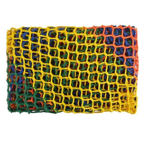 WXQTM Malla Protectora sin Nudos Colores Vivos Vallas Perimetrales para Campos Deportivos Malla Seguridad Malla Arcoíris para Trampolines Parques Infantiles 2x2m(6.6x6.6ft)