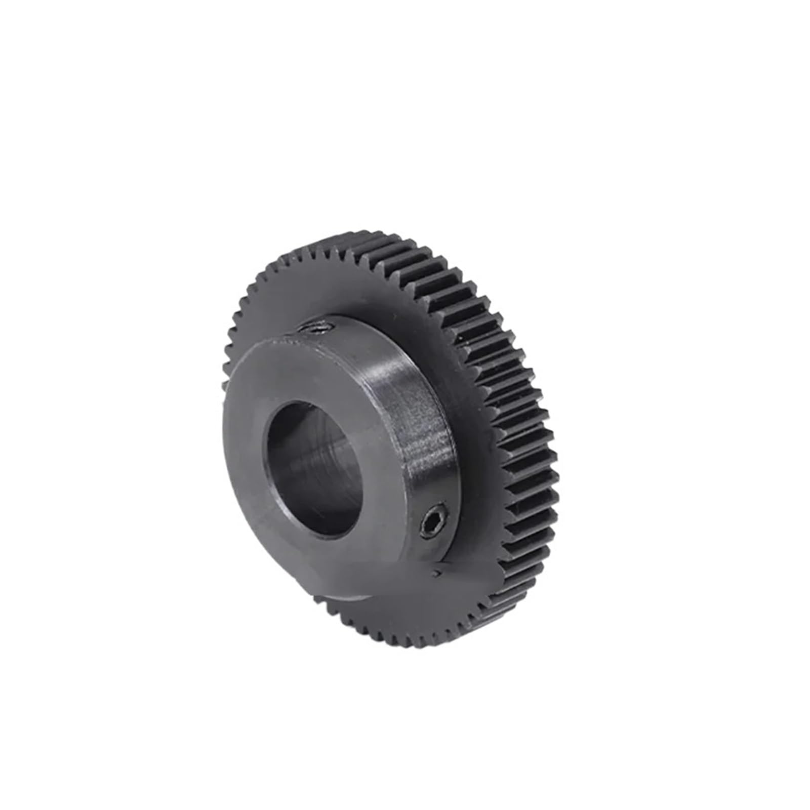 Bevel Gear Pinion Hardware Mechanical Motor Gears 1M-40T/60T-150 Teeth SC45#Carbon Steel High Frequency Quenching of Teeth Convex Table Spur Gear Bore 6/8/10/12/25mm(40T 12mm)