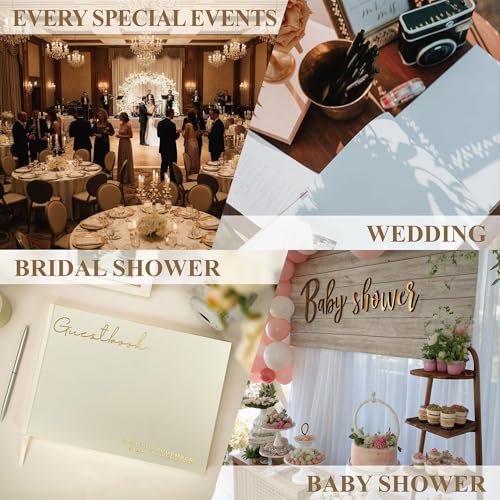 Weddinggiftswedding Wedding Guest Book For Reception, Guestbook To Sign In And Add Polaroid Photos - 7