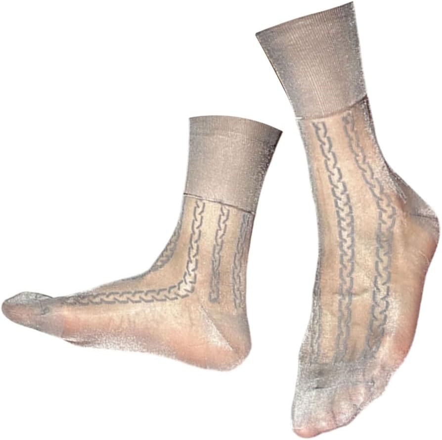 1 Pair Men's Thin Breathable Business Dress Socks for Enhancing Comfort During Long Professional