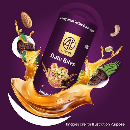 Image of 41 Foods Premium Classic Date Bites | Dates Burfi | 200g