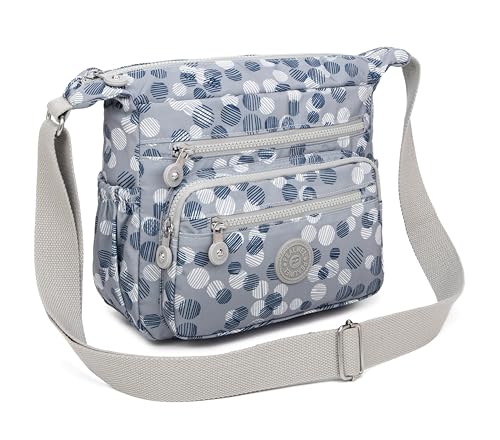 Image of Pealwel Women Shoulder Handbag Roomy Multiple Pockets Bag Ladies Crossbody Purse Tote Top Handle Satchel