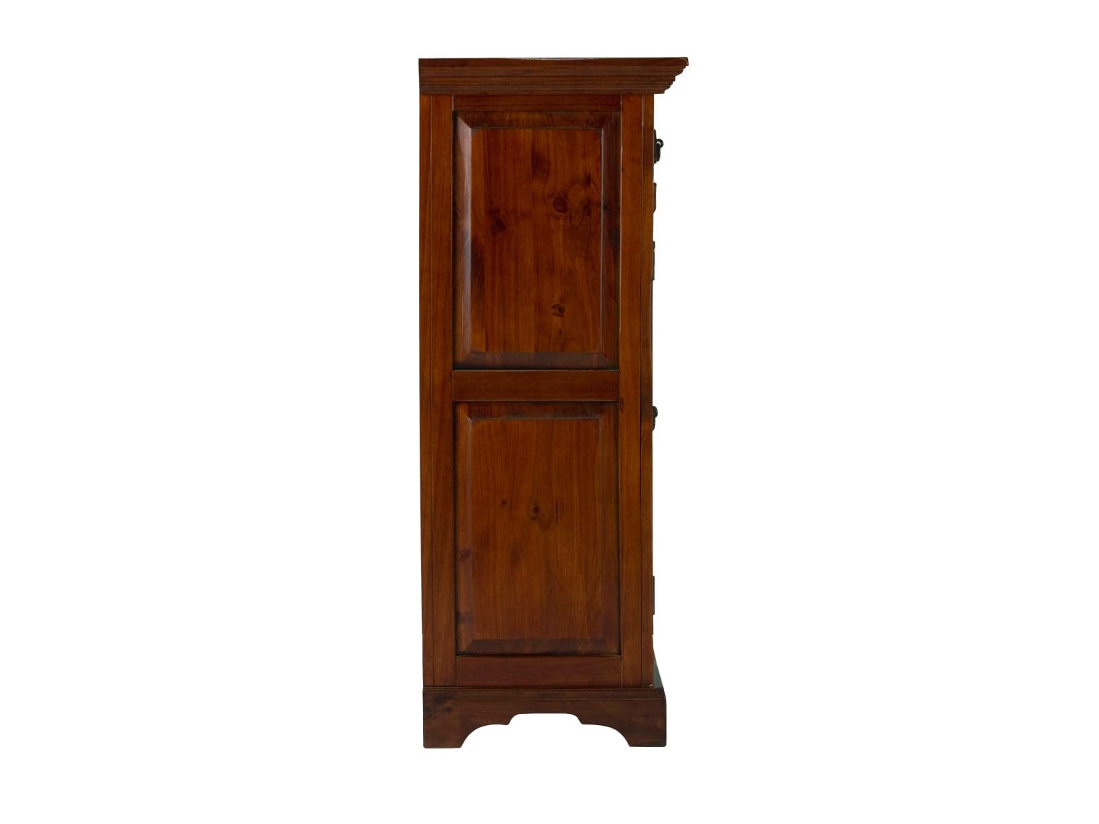 Woodkings® Flur Kommode Catana Massivholz Pinie braun 2-türig mit Schublade Schrank Wohnzimmermöbel Echtholz Flurschrank