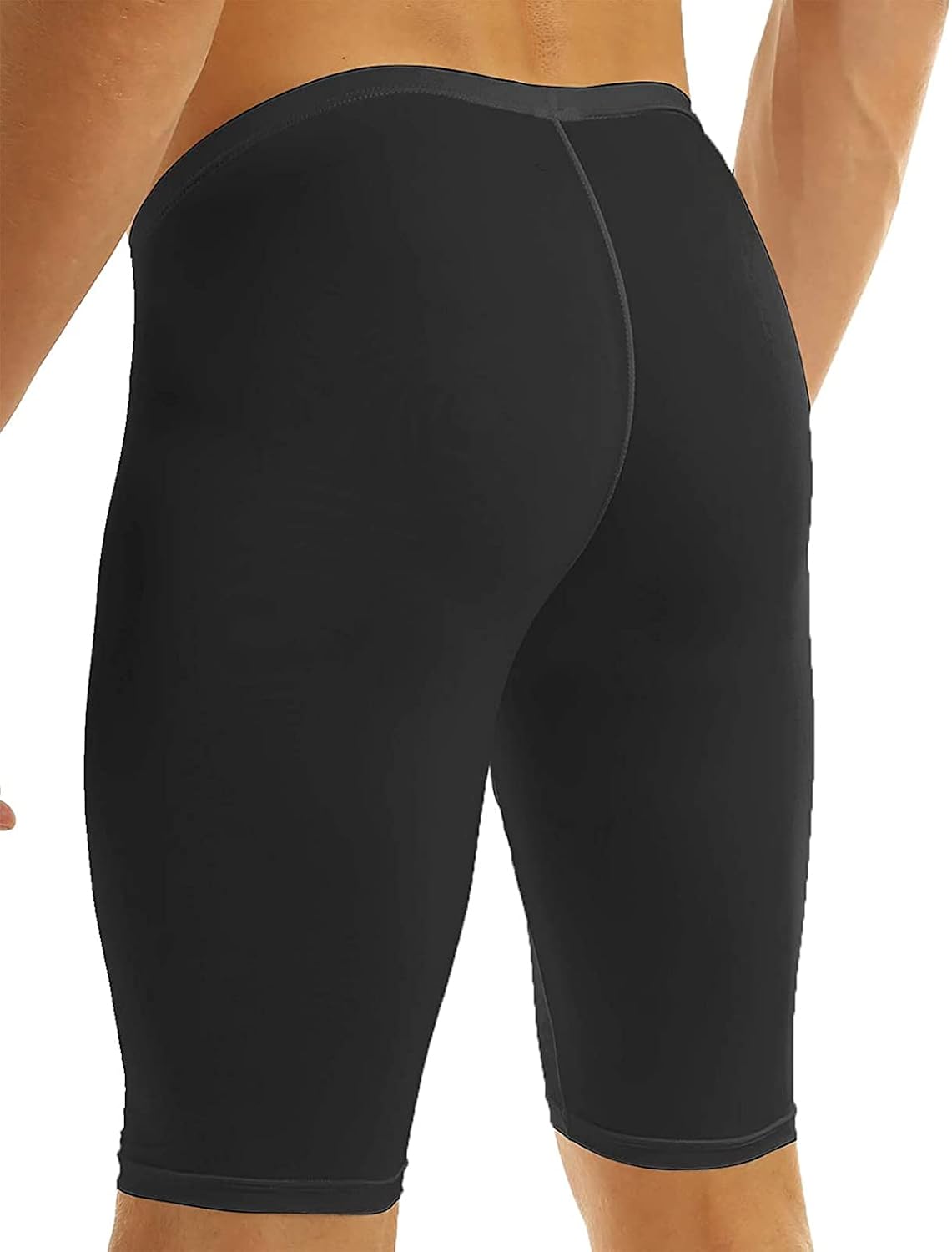 ZUYPSK Men's Compression Base Layer Shorts Workout Running Yoga Tight Bodybuilding Capris Pants