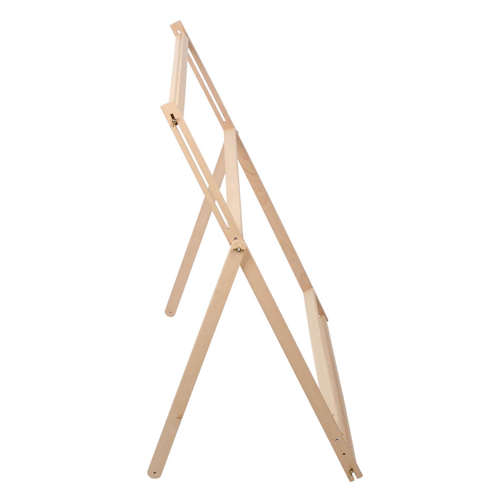 Holzstrickmaschine Handwebstuhl, Verstellbar 30,9 Zoll Breite 23,6 Bis 33,5 Zoll Höhe, Tapisserie-Schal-Strickwerkzeug für Erwachsene Anfänger