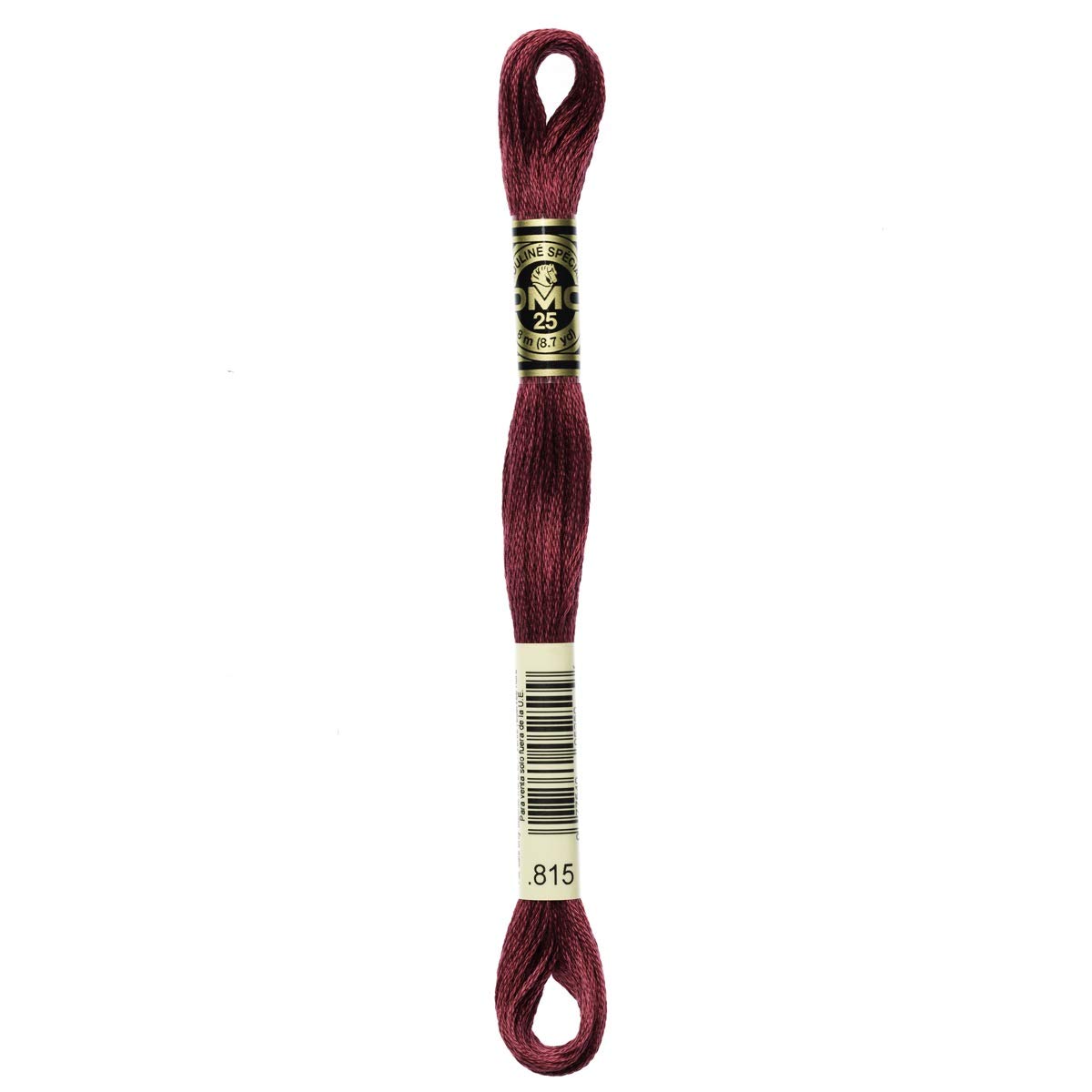 DMC Embroidery Floss Mouline Stranded Cotton Thread for Hand Embroidery and Sewing - Colour No: 815-12 x 8m Skeins โ image 1