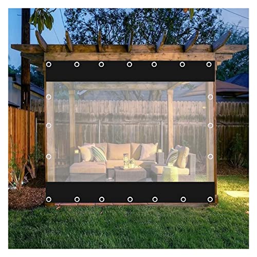 ▶ VEDI ATTRAVERSO LA TENDA: forniamo tende trasparenti che rendono tutto visibile con uno strato impermeabile. Gestisci il tuo spazio esterno direttamente da Patio, Portico, Gazebo, ecc. Quindi, metti le mani su queste tende trasparenti di alta qualità che riusciranno efficacemente a tenere a bada gli elementi esterni e il calore all'interno.