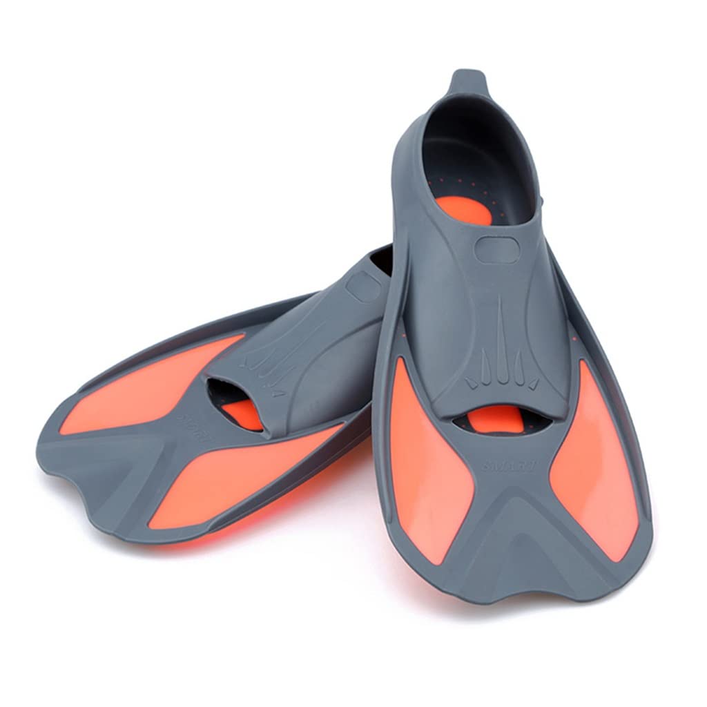aletas natatorias, niños paletas ligeras cortas aletas de buceo aletas de buceo principiantes equipo de natación portátil para niños