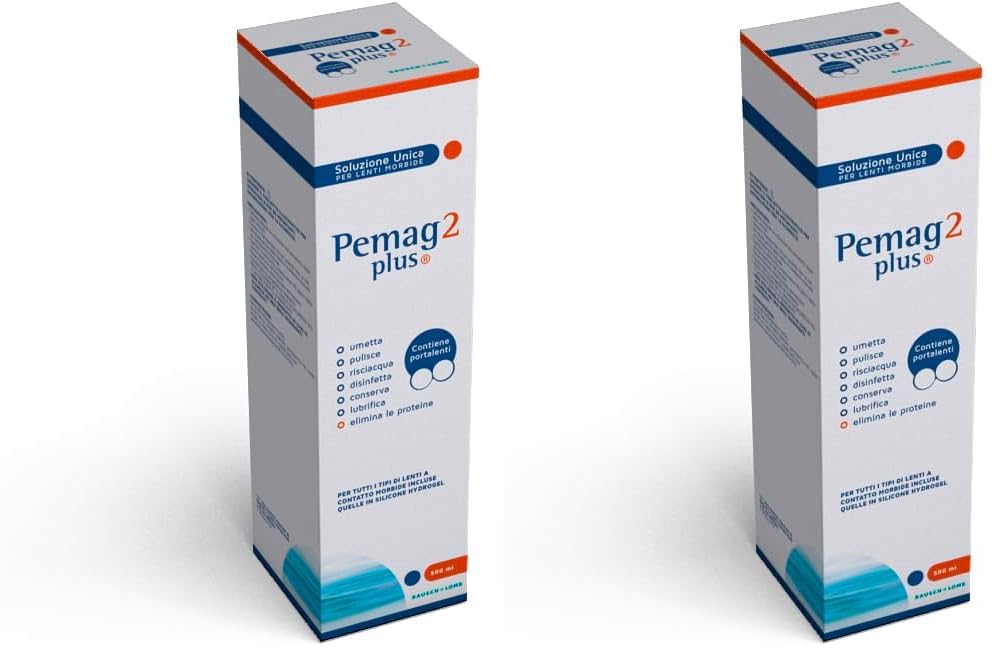 Pemag 2 Plus Soluzione Unica per Lenti a Contatto - 500ml - 5