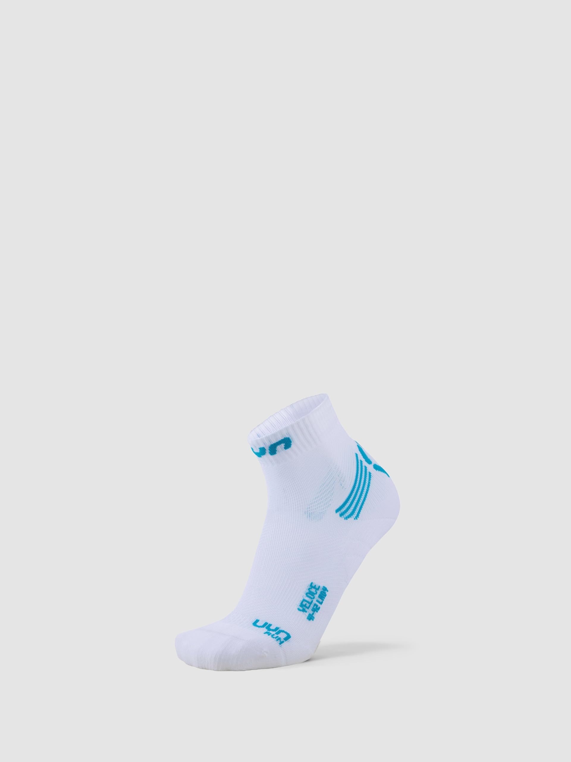 UYN S100064 RUN VELOCE Socks Women's White/Turquoise 36