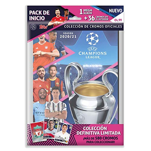 Topps UCL Pack Album + Pegatinas T.20/21 (C1S-ABPK11)