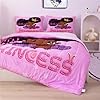 GRAT TIOC Cute Black Girl Comforter Set Twin,Black Girl Magic Bedding Set,African American Comforter Set,Afro Melanin Bed Set Princess Bedroom Decor #4