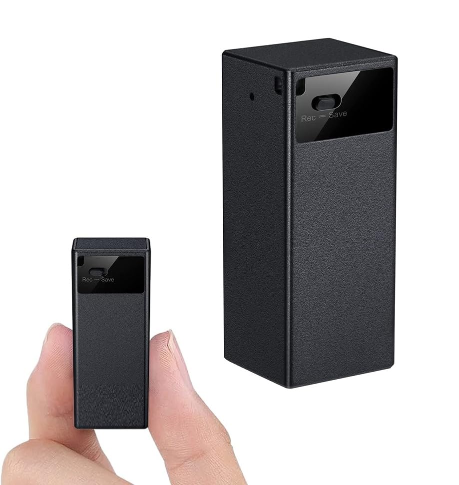 FREDI HD PLUS Mini Portable Voice Recorder | Inbuilt 64GB Small Voice Recorder | Long Battery Life Audio Recorder | Indoor & Outdoor Use Sound Recorder