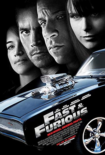 FAST AND FURIOUS MOVIE POSTER 2 Sided ORIGINAL 27x40 VIN DIESEL