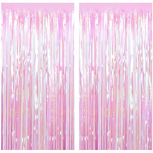 2 Pack Coloreado Fiesta Cortinas, 1 x 2 m Cortinas de Malla...