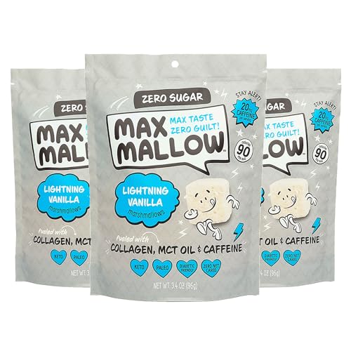 Max Mallow Caffeinated Sugar Free Marshmallows