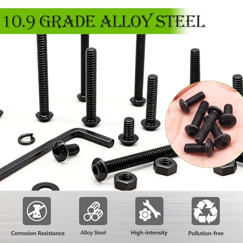 image for mxuteuk 888PCS Metric Screw Assortment Kit,M2 M3 M4 M5 Machine Screws,