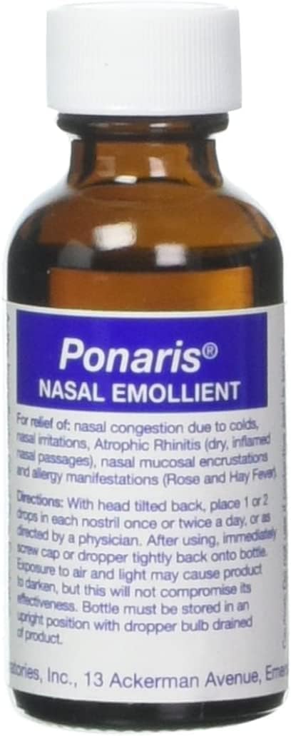 Ponaris Nasal Emollient 1 oz (Pack of 6)