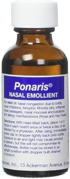 Ponaris Nasal Emollient 1 oz (Pack of 10)