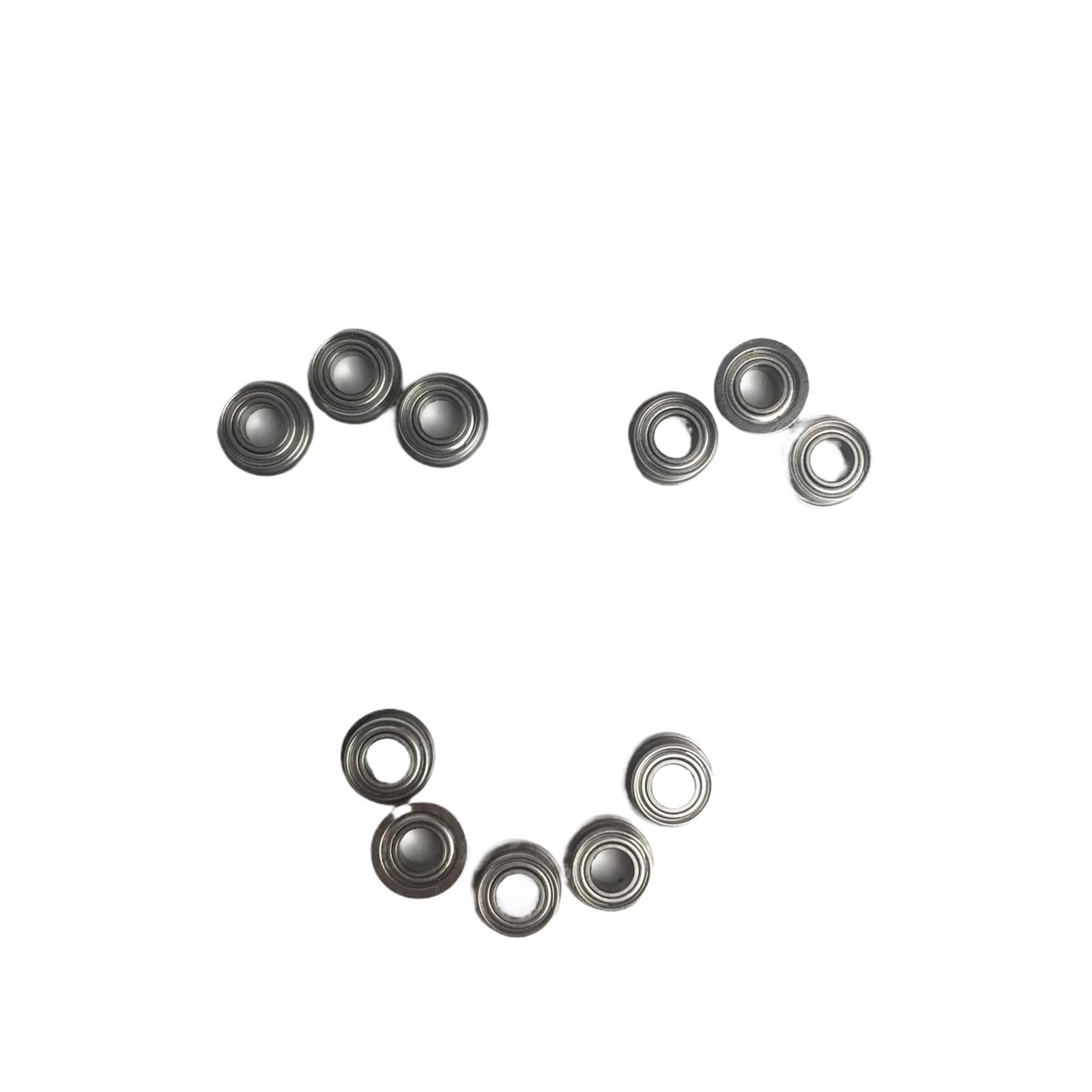 NOBIRTBSA 10PCS F683ZZ Bearing ABEC-5 3 * 7 * 3 mm Flange F683Z Ball Bearing F683 ZZ F618/3ZZ