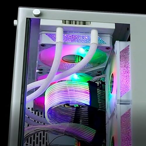 Cable de extensión ARGB de 24 pines para GPU con conector 5V3P y adaptador PCI-E de 8 pines 6