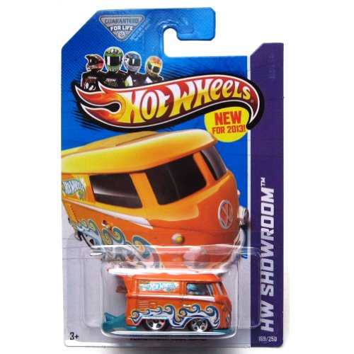 Hot Wheels Volkswagen Kool Kombi 2013 Naranja miniatura 1