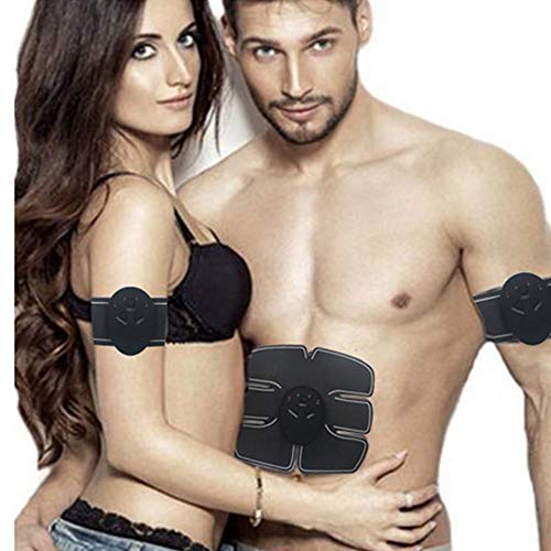 Estimulador muscular, Andoer Estimulador muscular elétrico Estimulação abdominal Exercitador muscula