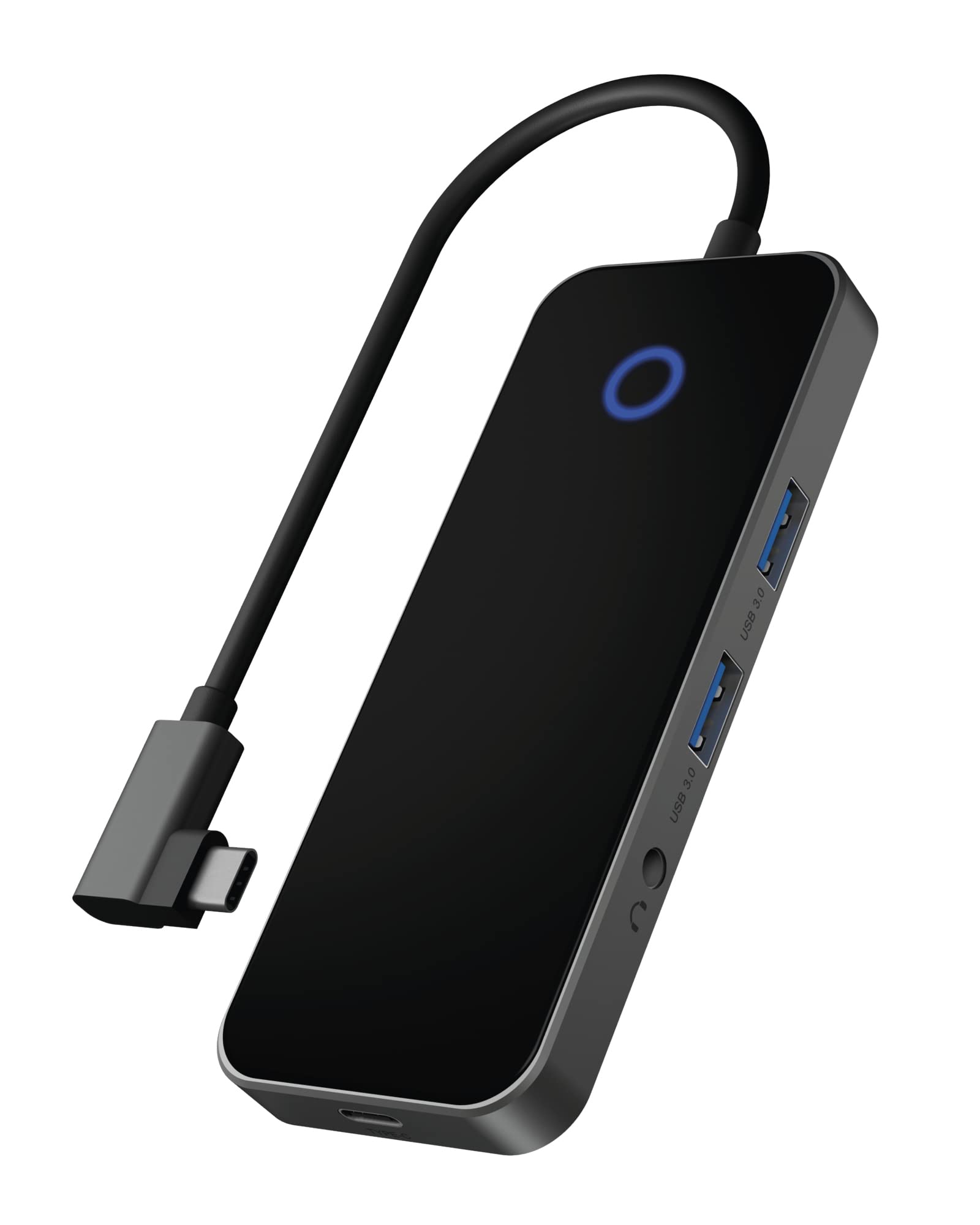 ICY BOX Docking Station USB-C (8 in 1) con 1 HDMI (4K 30Hz), 3 porte USB 3.0 HUB, 100 W Power Delivery, lettore di schede, audio per laptop, MacBook, iPad Pro o Android Tablet/Smartphone