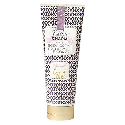 Bubble and Charm Firming Body Creme fragranced by hand with Cups of Tea