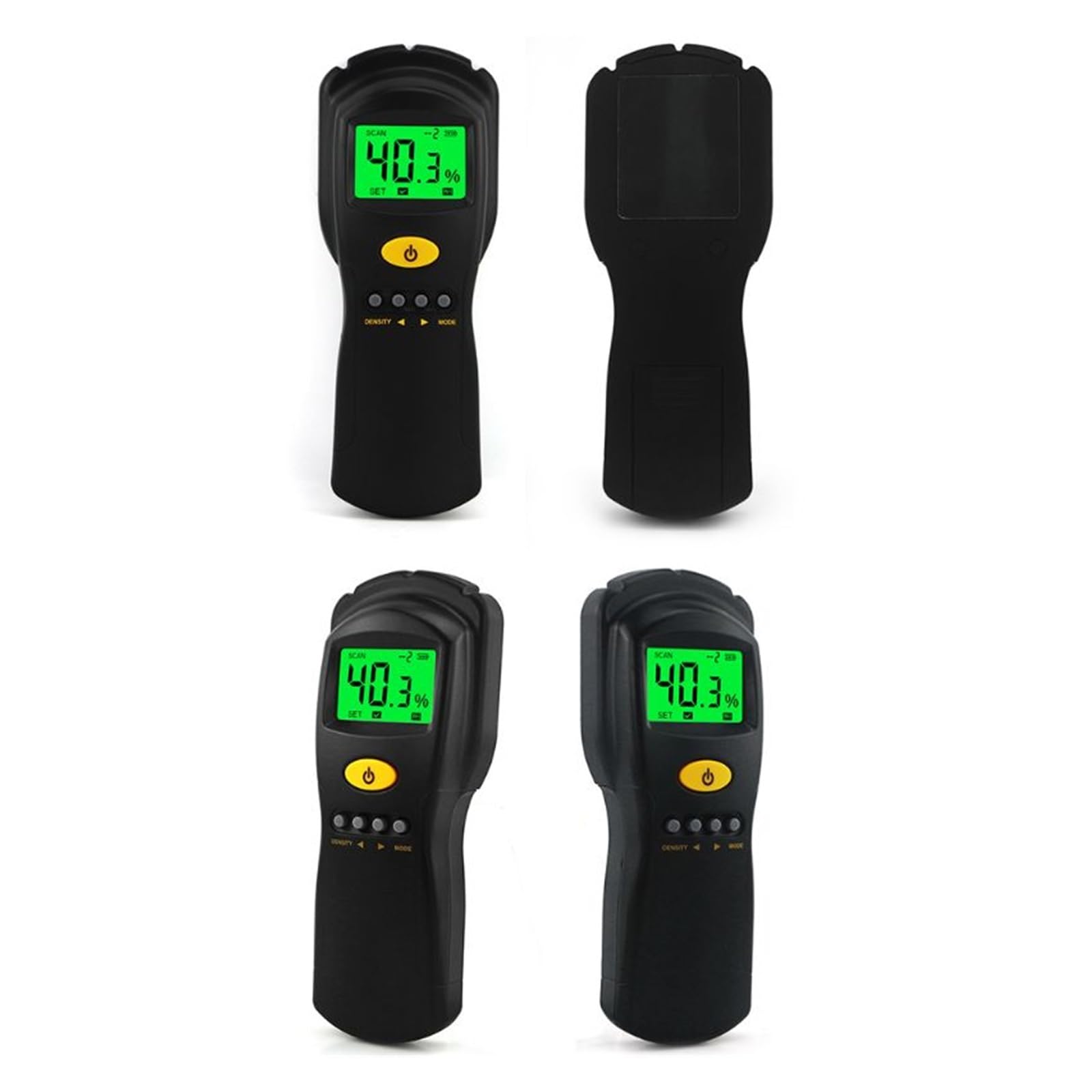 Feuchtigkeitsmesser, Berührungsloser Holzfeuchtemesser, digitaler Hygrometer-Feuchtigkeitstester for feuchte Papier-/Sperrholz-/Holz-/Betongebäude