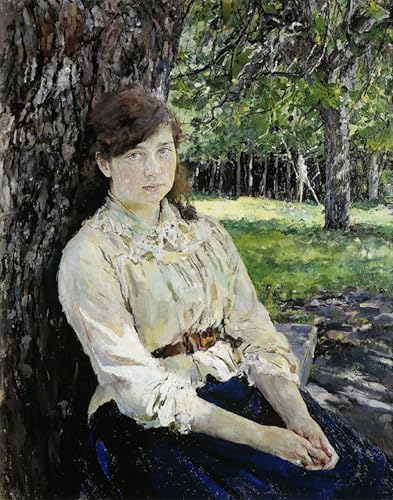 Cuadro de pared en lienzo de Valentin Alexandrovich Serov de 60x90cm para salón o dormitorio