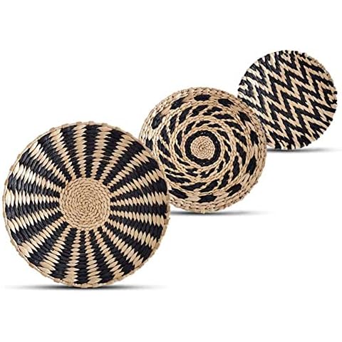 GDFGTH Cesta de Pared Tejida para Colgar - Juego de 3 Cover