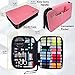 Easy-to-Use Pink Sewing Kit - Christmas Gifts for Girls, Teens, Moms & Kids - Beginner Hand Sewing Kit for Clothing Repairs. Includes 30 Needles, Thread, and All Essential Supplies for Small Fixes