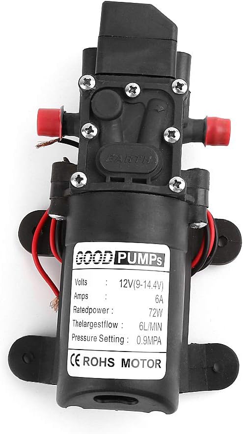 Faucet Pump, 12V 72W High Pressure Diaphragm Water Automatic for Smart Type