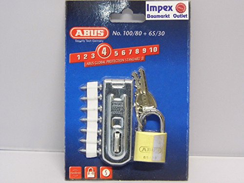Preisvergleich Produktbild Abus Vorhängeschloss 65 / 30 mit Überfalle 100 / 80