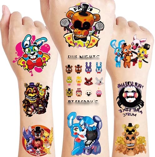 Christmas Gnome Temporary Tattoos - Christmas In July | Festive Xmas Stickers For Themed Birthday Parties, Decorations, And Gifts | Funny And Cute Gnomes For Kids, Girls, Boys | Class - Foto 11