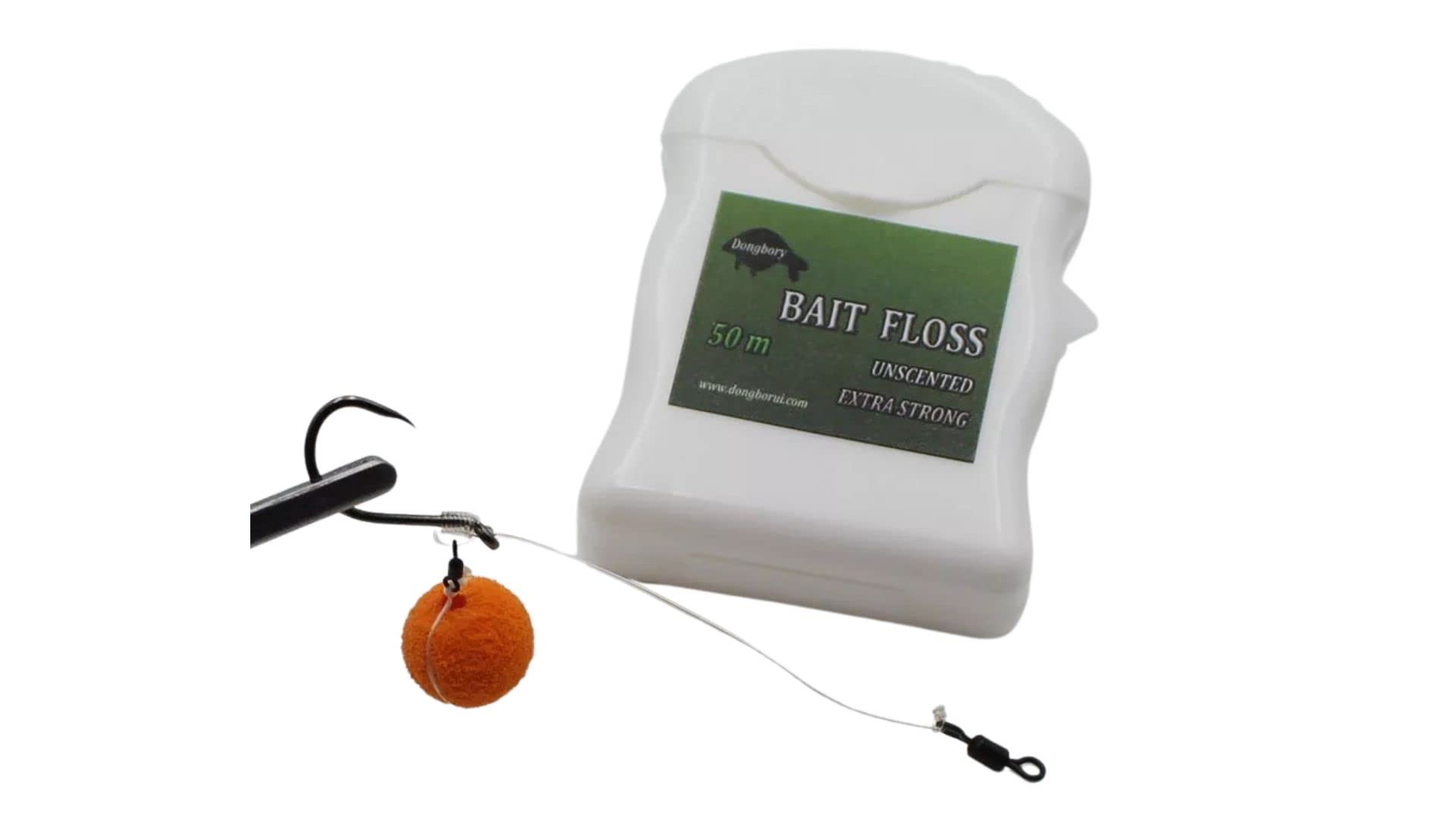 50m Strong Bait Floss for Coarse Angling Crap Fishing Boilies Fishing Terminal Tackle No Scent Bait Floss