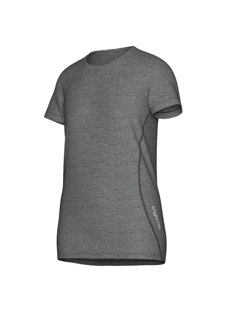 TRIGEMA Sportshirt in Melange-Optik