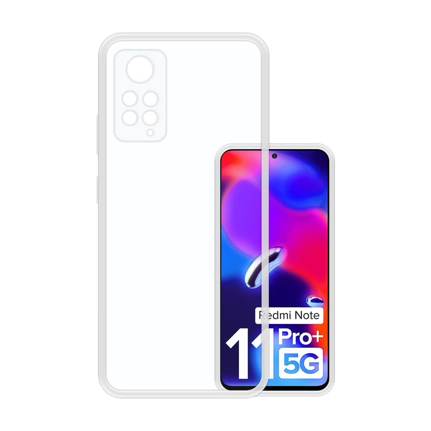 VIDO Transparent Back Case Cover for Mi Redmi Note 11 Pro/Mi Redmi Note 11 Pro Plus 5G (Soft & Flexible & Camera Protection Back Case) (B09X33D4CZ) Amazon Price History, Amazon Price Tracker