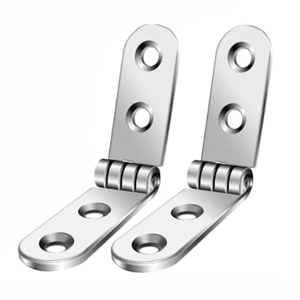 4pcs 180 Degree Foldable Hinge Flap Screw-On Hinges for Sewing Machine Cabinet Door Furniture Hardware Accessories