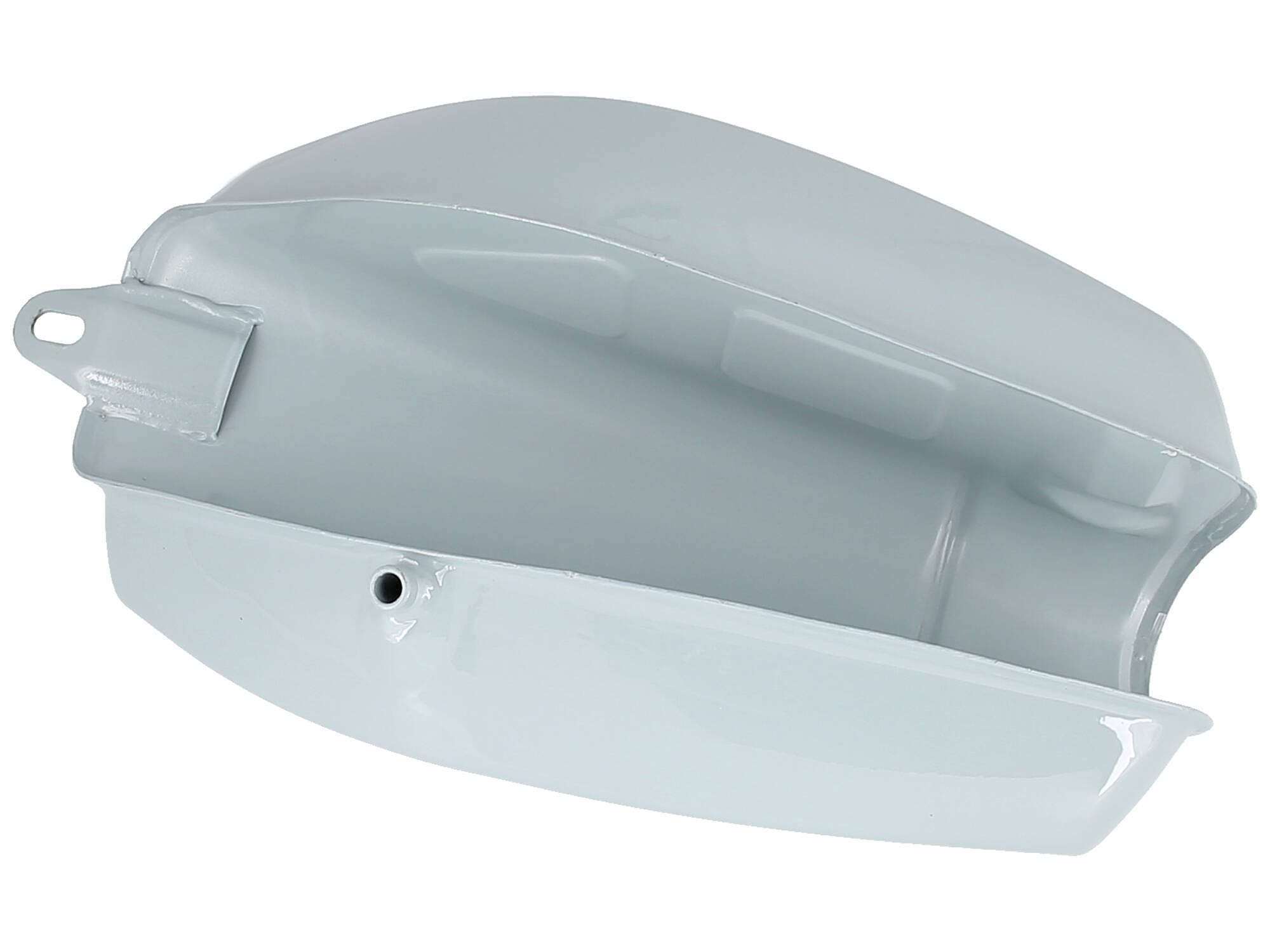 Set: Tank + Seitendeckel, Grau RAL 7000 - für Simson S50, S51, S70