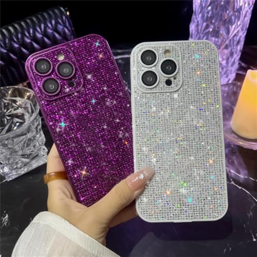 Coque rigide iPhone 11 couverture complète brillant diamant strass mode