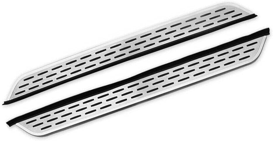 2Pieces Side Steps Nerf Bars Fixed Pedals Running Board (with Brackets) Fits for Volvo XC-90 XC90 2015-2018