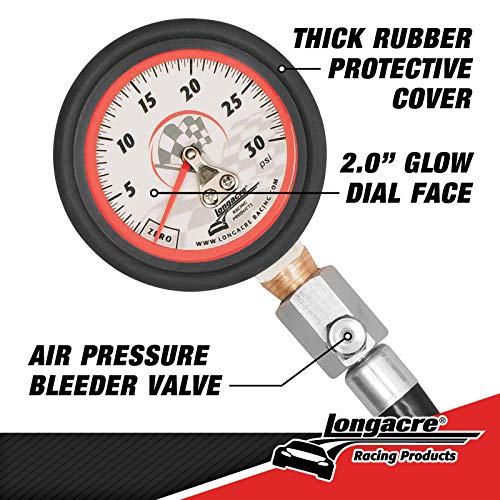 Longacre 52-52024 0-30 Psi Tire Pressure Gauge, 2 Inch #TOP1
