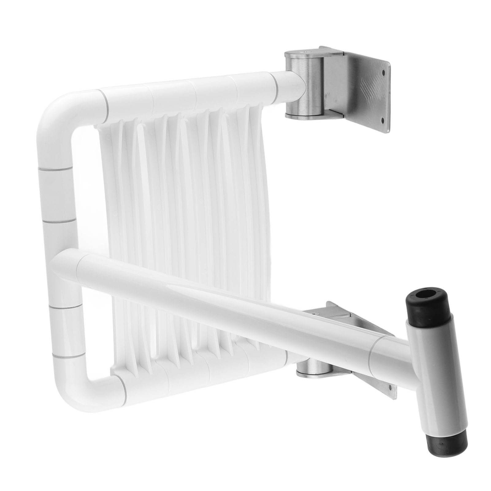 Garosa Asiento De Ducha Plegable Montado En La Pared con Superficie Antideslizante Y Banqueta De Acero Inoxidable Y Taburete Ducha Plegable Asiento Plegable Taburete del Baño
