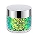 Mermaid Green - Color Shift Holographic Body Glitter Gel for Body, Face, Hair - Vegan & Cruelty Free - Electric Bliss Beauty (Green)