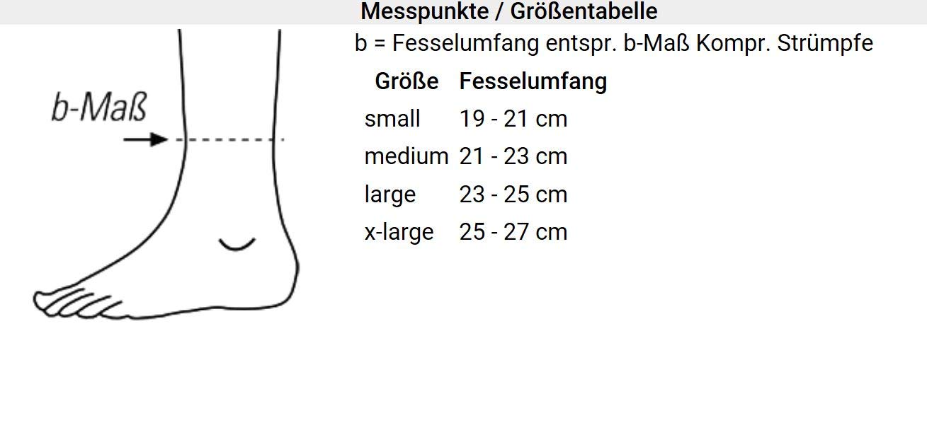 bort bort 100560 x-large links MalleoXpress Sprunggelenk-Soft-Orthese, x-large links, schwarz
