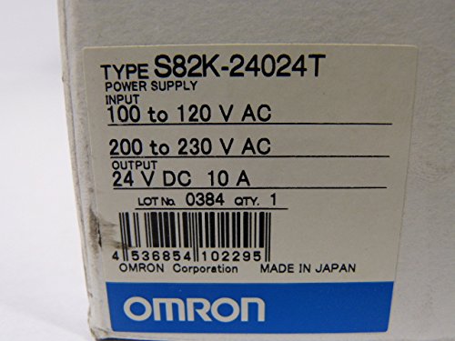 Omron S82K-24024T Power Supply with Indicator Adjustable
